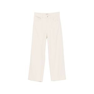 Auralee Men Silk Wide Leg Trousers